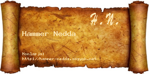 Hammer Nedda névjegykártya